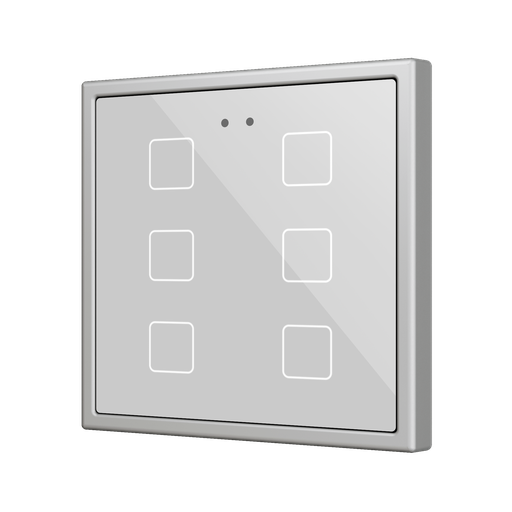 [ZEZVIFR70X6S] Zennio Flat RGB 70 X6 (Zilver)