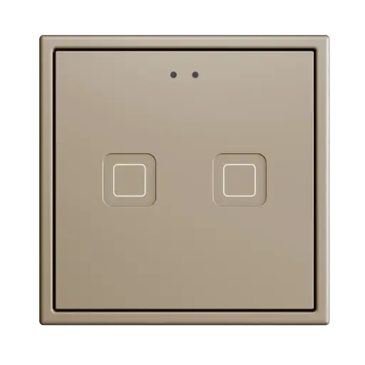 [ZEZVITR70X2C] Zennio Tecla RGB 70 X2 (Champagne)