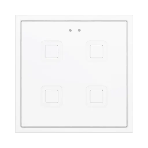 [ZEZVITR70X4W] Zennio Tecla RGB 70 X4 (Wit)