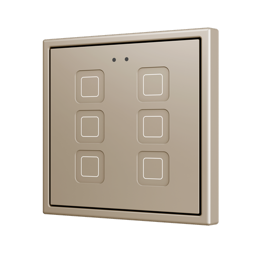 [ZEZVITR70X6C] Zennio Tecla RGB 70 X6 (Champagne)