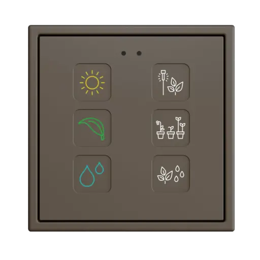 [ZEZVITR70X6] Zennio Tecla RGB 70 X6 (Custom)