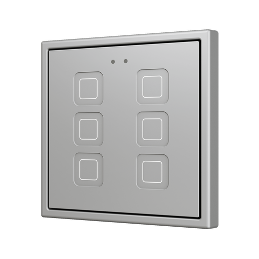 [ZEZVITR70X6S] Zennio Tecla RGB 70 X6 (Argent)