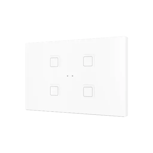 [ZEZVITRXL4W] Zennio Tecla RGB XL X4 (Wit)