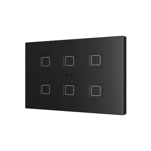 [ZEZVITRXL6A] Zennio Tecla RGB XL X6 (Antraciet)