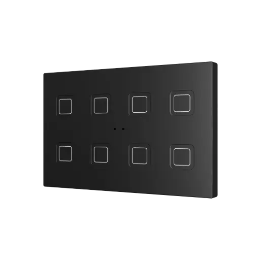 [ZEZVITRXL8A] Zennio Tecla RGB XL X8 (Anthracite)