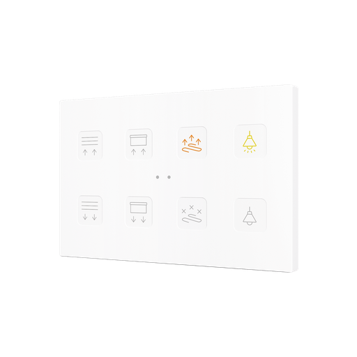 [ZEZVITRXL8] Zennio Tecla RGB XL X8 (Custom)