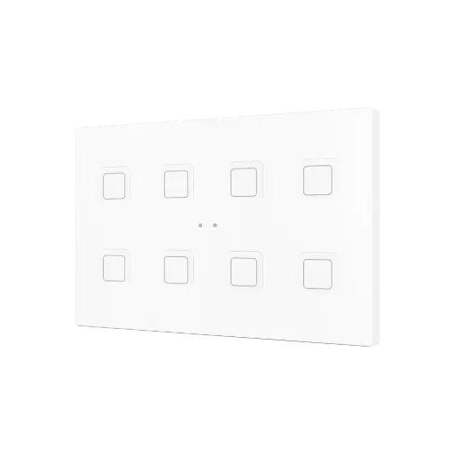 [ZEZVITRXL8W] Zennio Tecla RGB XL X8 (Blanc)