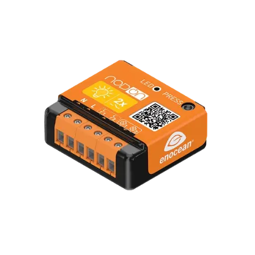 [NOSIN-2-2-01] Nodon EnOcean In-Wall Module 2*1.1kW - Potential Free input