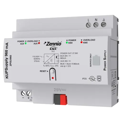 [ZEZPSU960] Zennio KUPSupply 960mA
