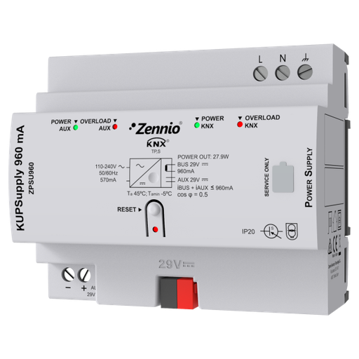 [ZEZPSU960] Zennio KUPSupply 960mA