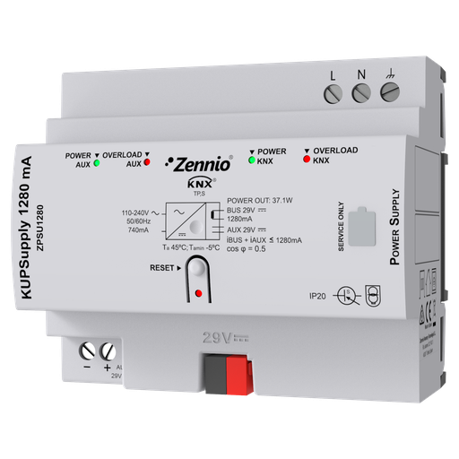 [ZEZPSU1280] Zennio KUPSupply 1280mA