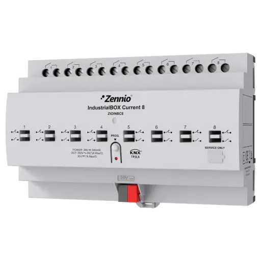 [ZEZIOINBC8] Zennio IndustrialBOX Current 8