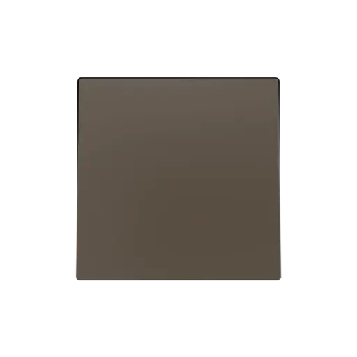 [ZE830001703] Zennio ZS55 - Enkele schakelaarafdekking (Mokka) - VPE=10