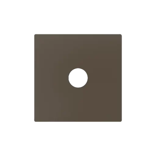 [ZE830002703] Zennio ZS55 - 3.5mm jack centraalplaat (Mokka) - VPE=10