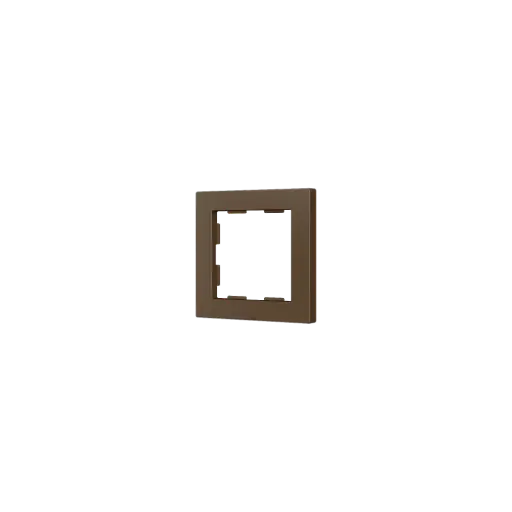 [ZE980000103] Zennio ZS55 - Afdekraam 1M (Mokka)