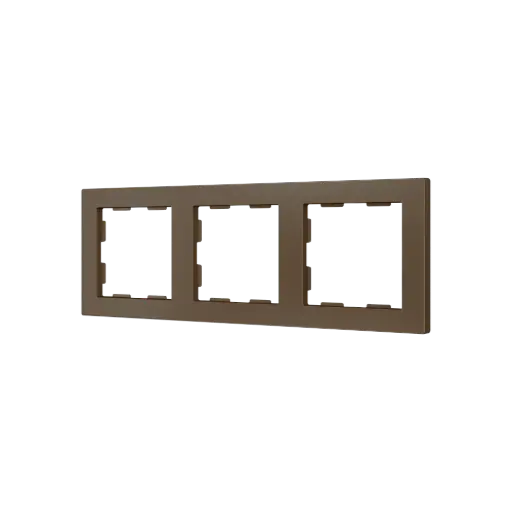 [ZE980000303] Zennio ZS55 - Afdekraam 3M (Mokka) - VPE=10