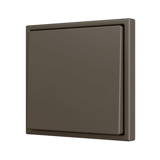 [ZEZS701PB2M] Zennio ZS70 - Bouton poussoir Soft - simple 2-v (Moka)