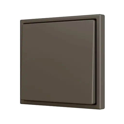 [ZEZS701PB2M] Zennio ZS70 - Soft drukknop - enkel 2-v (Mokka)