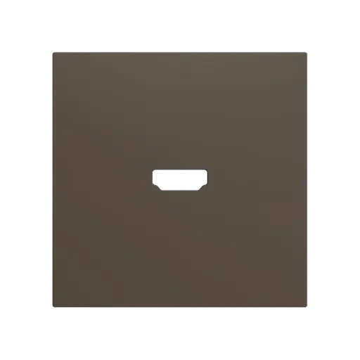 [ZEZS70CHM] Zennio ZS70 - HDMI centraalplaat (Mokka) - VPE=10