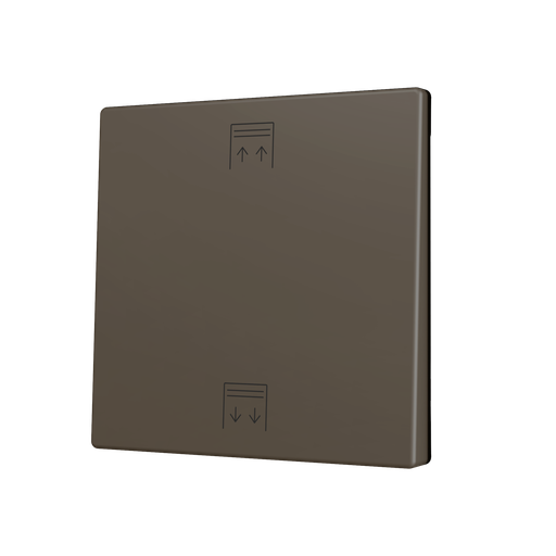 [ZEZS70CSOFT12MC] Zennio ZS70 - Enkelvoudige toets (op/neer) voor KNX Soft drukknop - Custom (Mokka) - Vanaf 100 stuks