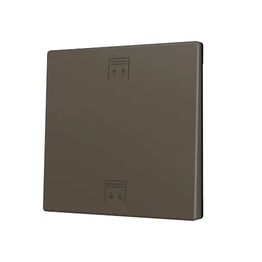 [ZEZS70CSOFT12MC] Zennio ZS70 - Touche simple (appui bas/haut) pour bouton poussoir KNX Soft - Custom (Moka) - A partir de 100 pièces