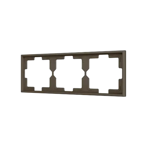 [ZEZS70FM3M] Zennio ZS70 - Plaque de recouvrement 3M (Moka)