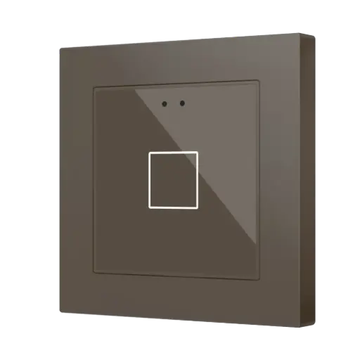 [ZEZVIFR55X1M] Zennio Flat RGB 55 X1 (Moka)