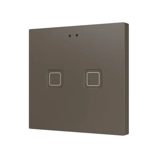 [ZEZVITR2M] Zennio Tecla RGB 2 (Moka)