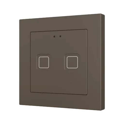 [ZEZVITR55X2M] Zennio Tecla RGB 55 X2 (Mokka)