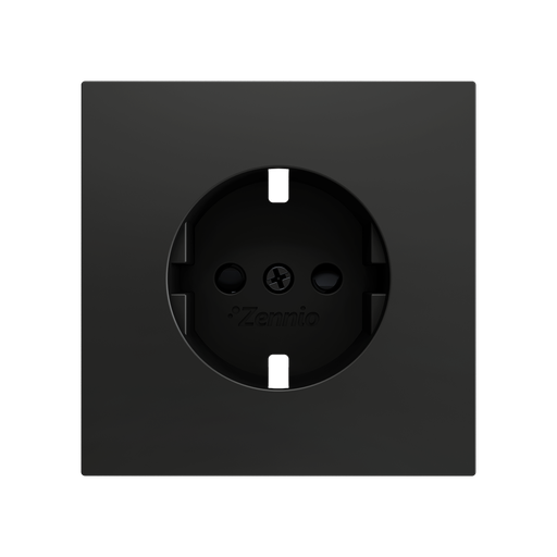 [ZEZS70CTSCSA] Zennio ZS70 - Cache pour prise schuko à vis ZE8300003 (Antraciet)