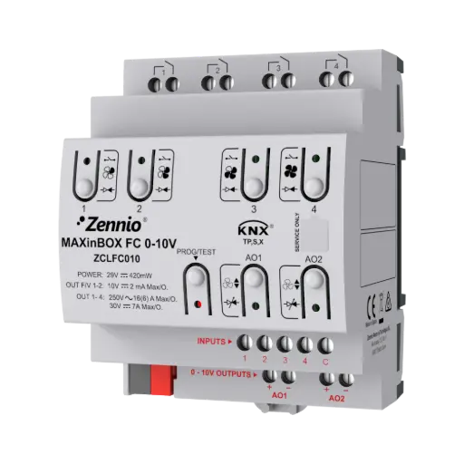 [ZEZCLFC010] Zennio MAXinBOX FC 0-10V