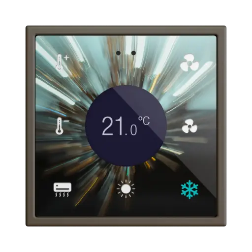 [ZEZVIFR70DC360] Zennio Flat RGB 70 Display (Custom 360°)