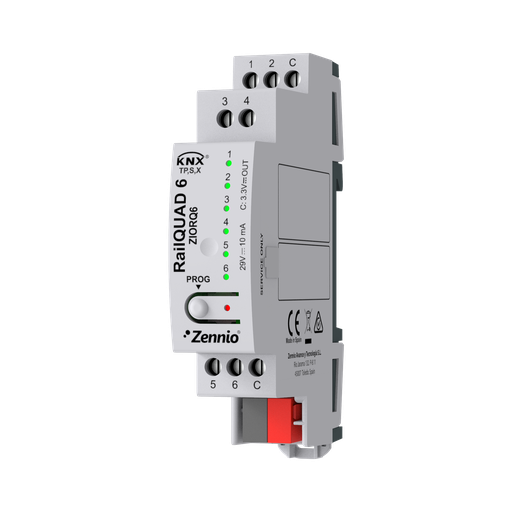 [ZEZIORQ6] Zennio RailQuad6