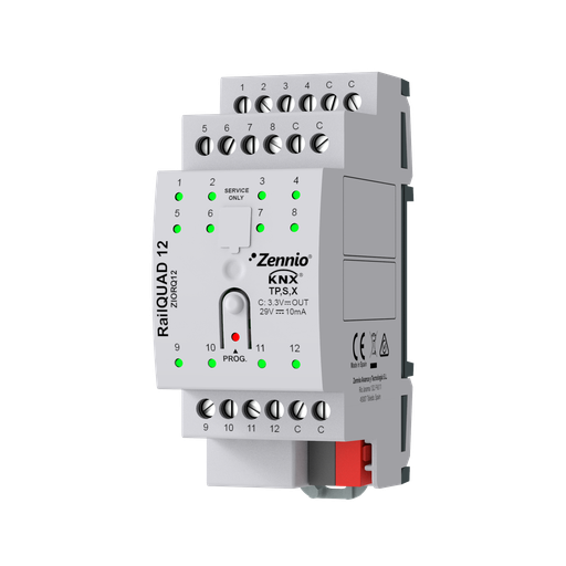 [ZEZIORQ12] Zennio RailQuad12
