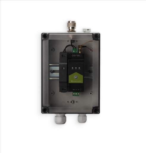 [LR800-2322] LumenRadio - DIN rail IP67 enclosure