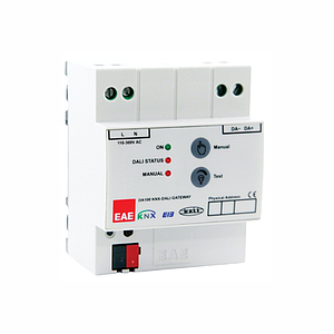 KNX DA100 Dali Gateway 64 toestellen tot 8 dali sensoren