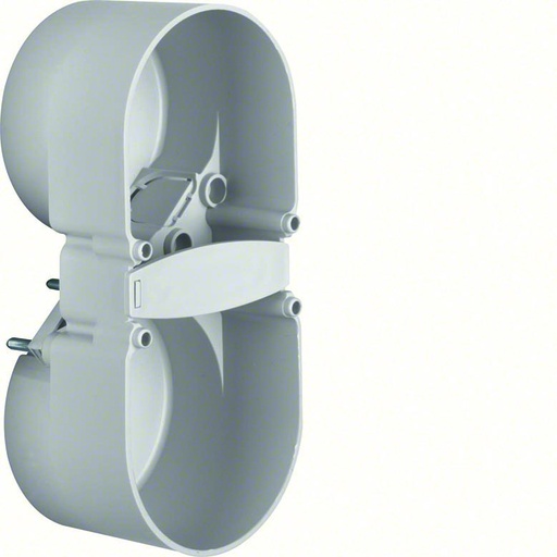 [BH9191501] Berker Integro - Boîtier à encastrer 2P avec serre-câble (Gris) - UE=10