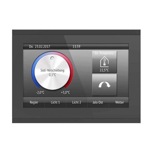 [EL70481] Elsner Corlo Touch KNX 5" (Zwart/Zwart)