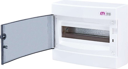 [ET1101001] ETI DIDO - Boite à fusibles ECT12PT (Porte transparente)