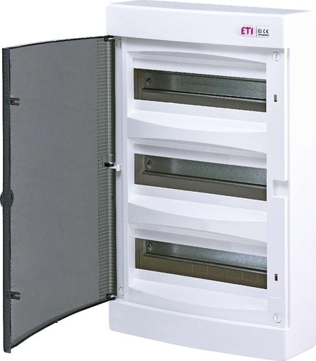 [ET1101004] ETI DIDO - Boite à fusibles ECT36PT (Porte transparente)