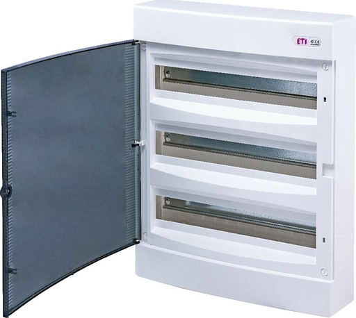 [ET1101040] ETI DIDO - Boite à fusibles ECT3x18PT (Porte transparente)