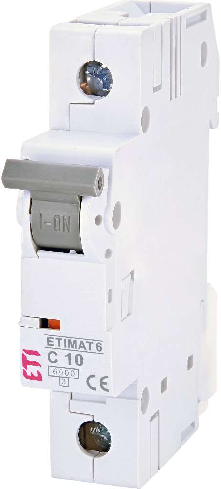 ETI Etimat 6 - Disjoncteur C 1p 6kA 10A