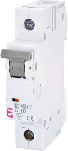 [ET2141514] ETI Etimat 6 - Disjoncteur C 1p 6kA 10A