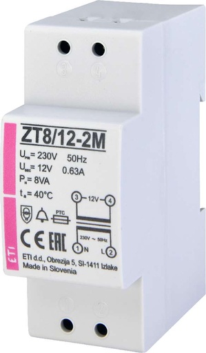 [ET2411011] ETI EVE - Zt 8/12 2M Transfo 12V