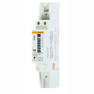 [SE462532] Schell compteur kWg 2F - 45A Analogique/modulaire - calibré MID